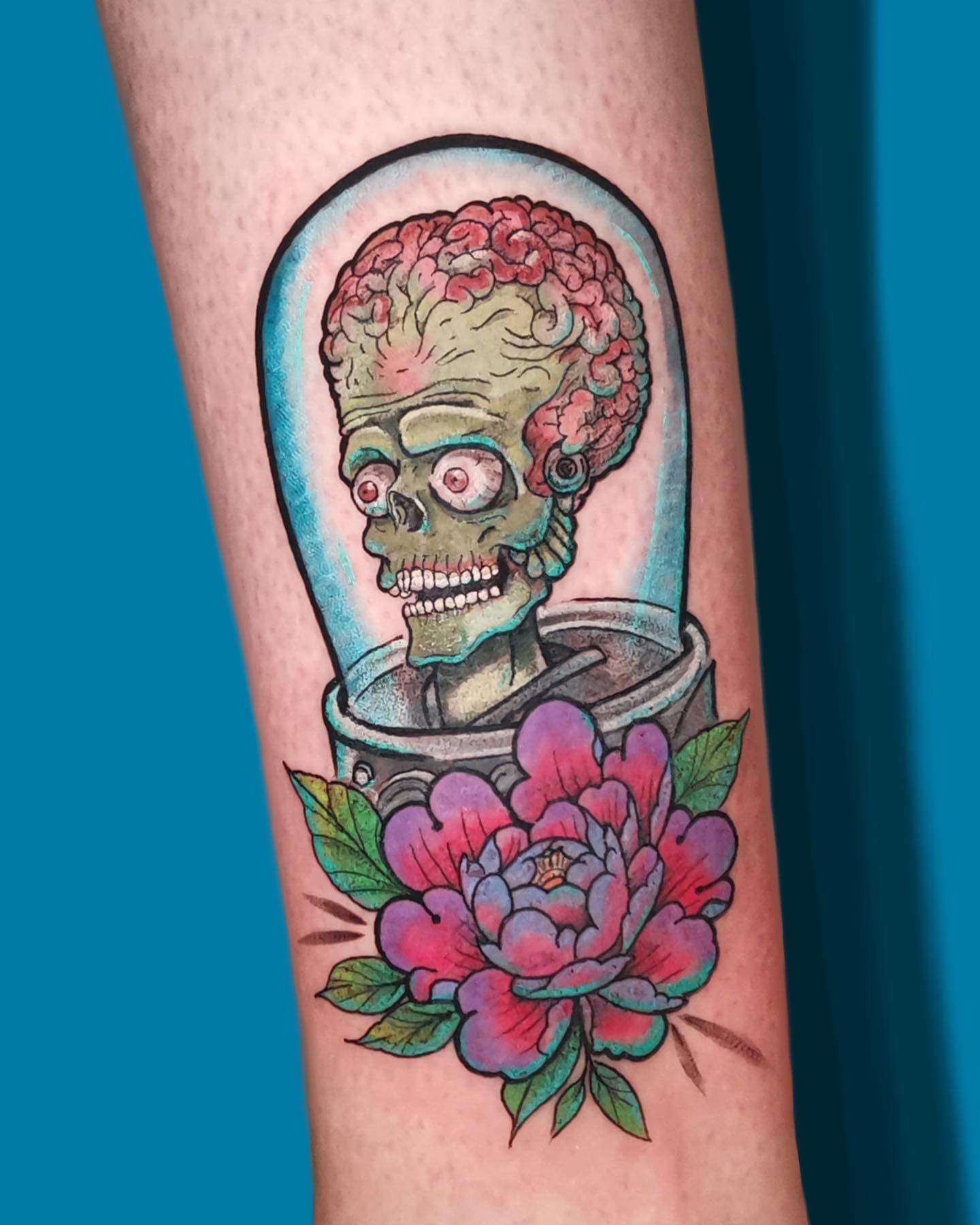 Calavera en frasco